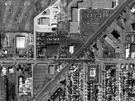 Michigan Drive-In Theatre - Aerial - Photo From Terraserver (newer photo)